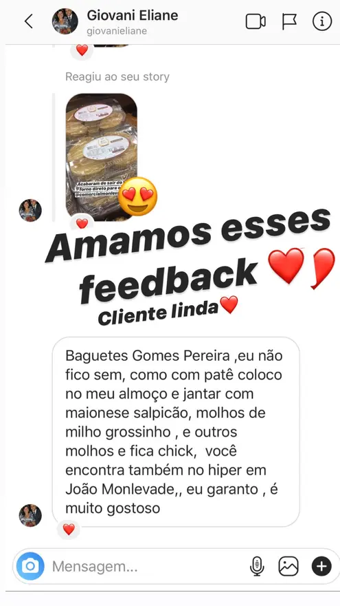 Depoimento de cliente Gomes Pereira
